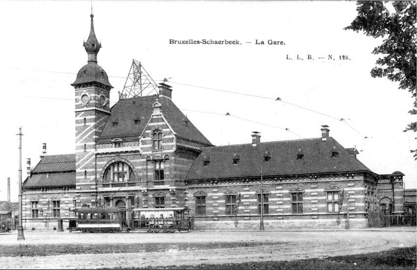 La gare de Schaerbeek