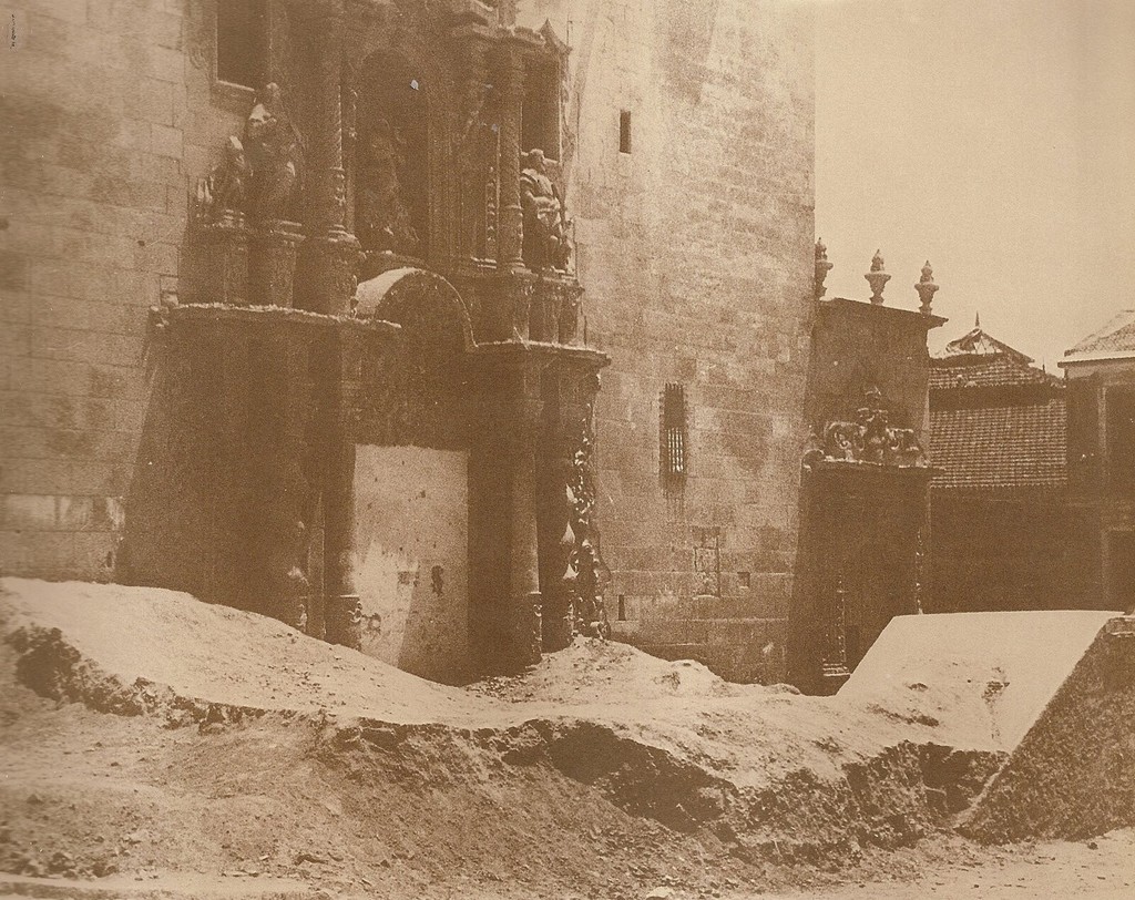 Iglesia de Santa María durante la guerra