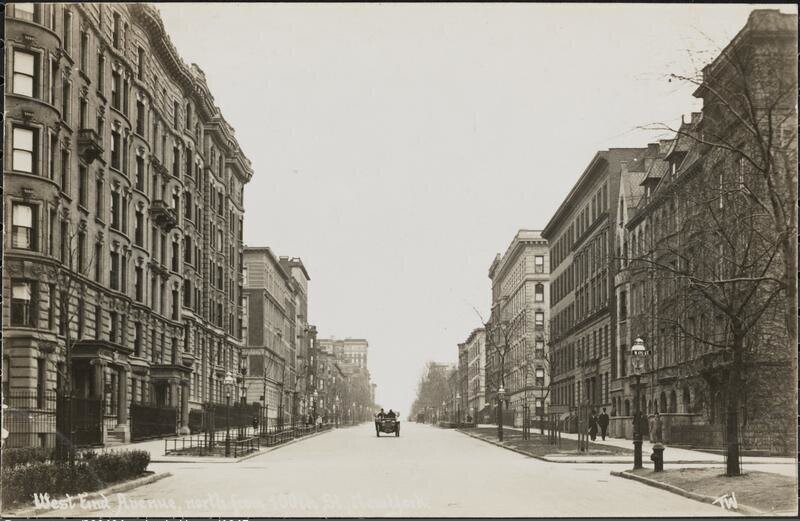 West End Avenue, north from 100th St., New York.