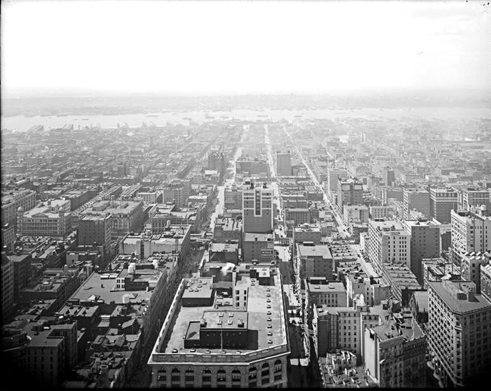 View W from Metropolitan Life Insurance Tower Madison Square, ca 1912