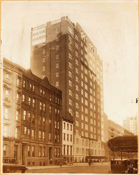 315-333 East 57th Street, north side, between Second and First Avenues. About 1929.