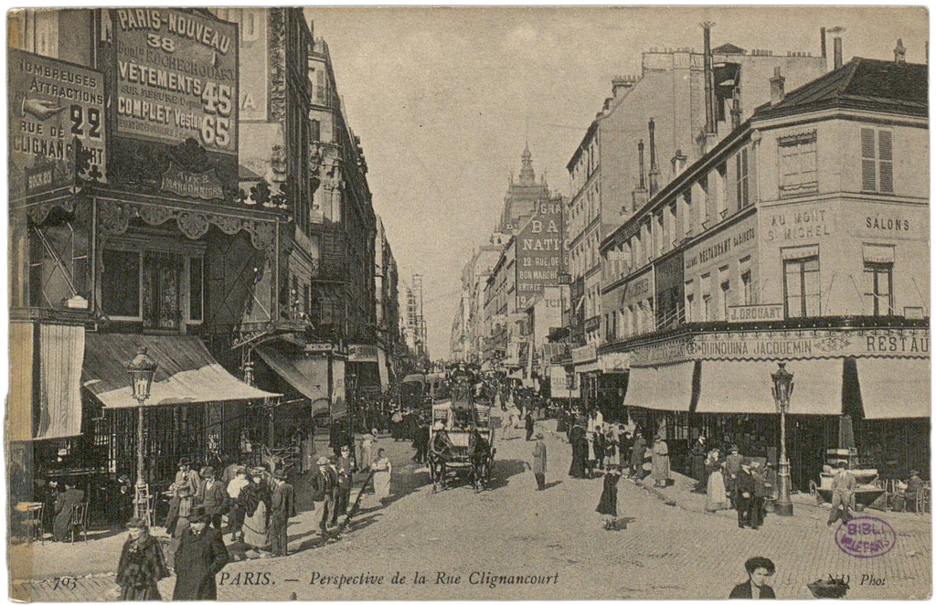 Perspective de la Rue Clignancourt