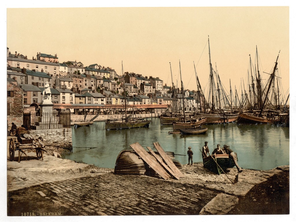 View from the Harbor. Brixham