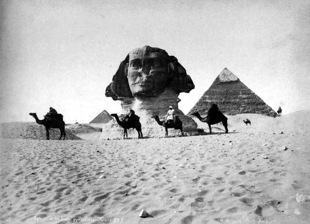 أبو الهول. Sphinx. Sphinx. 1850 Year