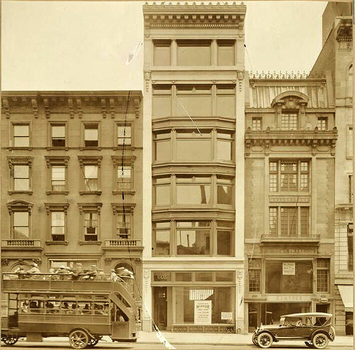 607-603 Fifth Ave., adjoining and south of the S.E. corner of East 49th Street.
