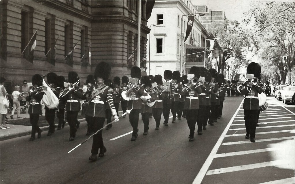 Marching band parade in Ottawa