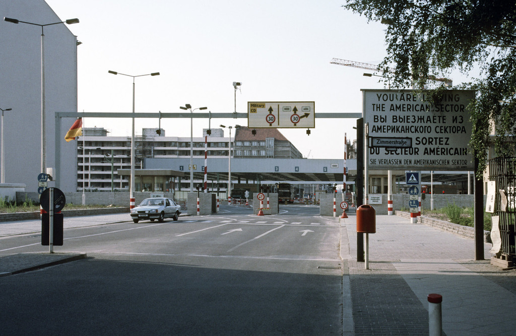 Grenzübergang Checkpoint Charlie. Friedrichstraße