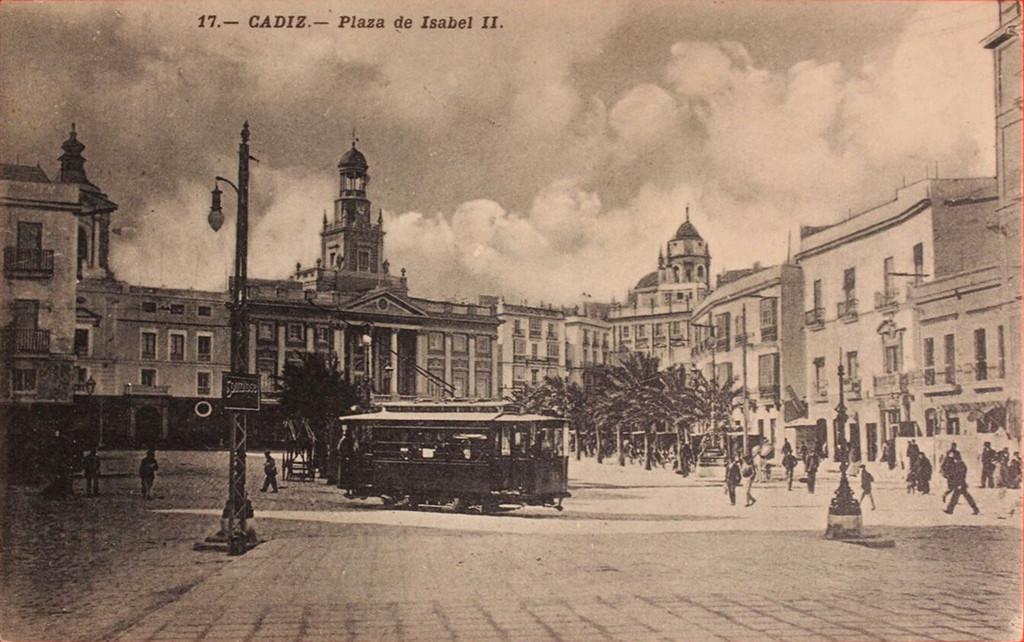 Cadiz. Plaza de isabel II (Plaza de San Juan de Dios)