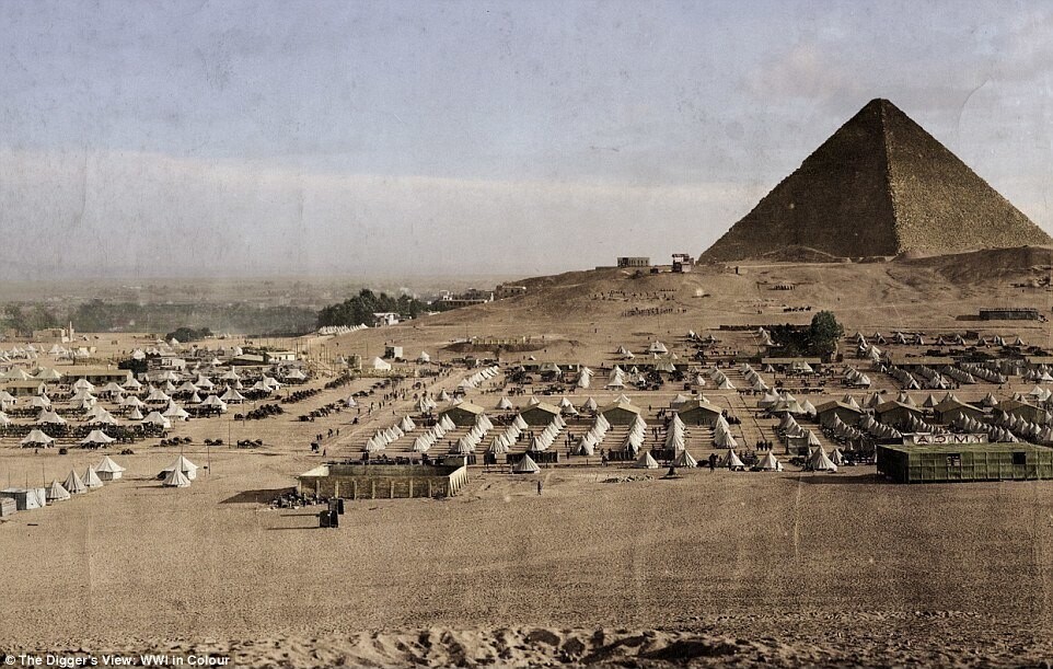 Australian camp near Cairo in the early months of 1915