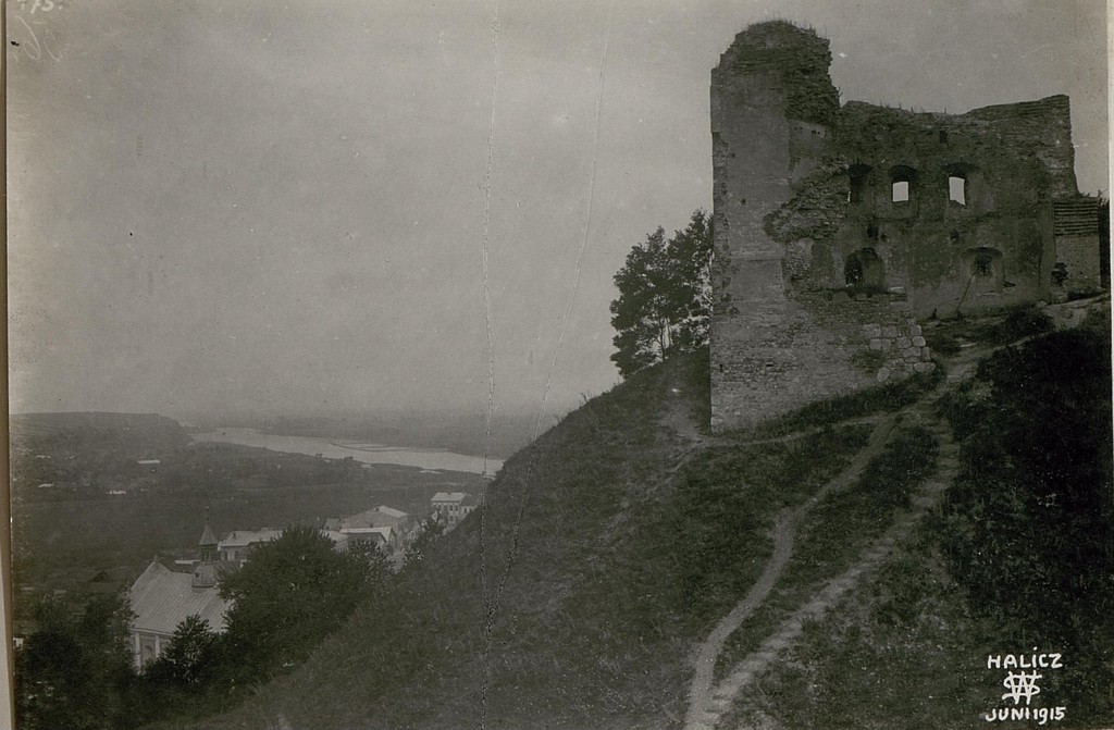 Вид на Галіч із замку -гори