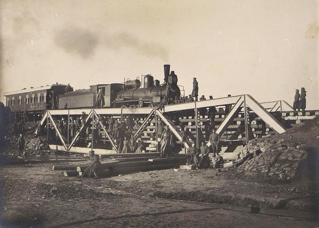 Test tymczasowy most na rzece łososia