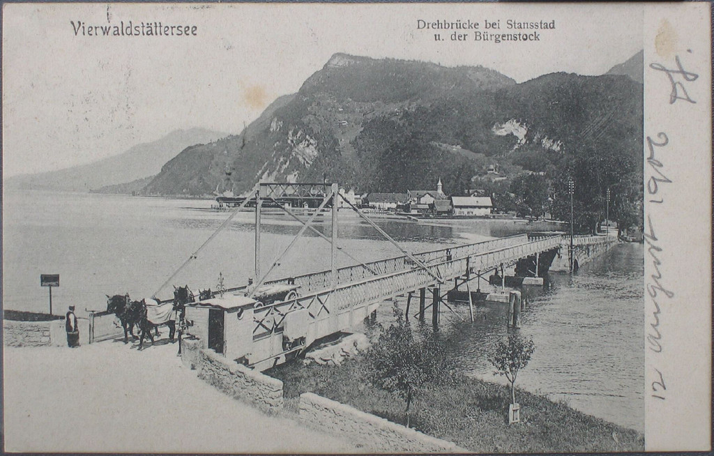 Stansstad, Vierwaldstättersee, Drehbrücke