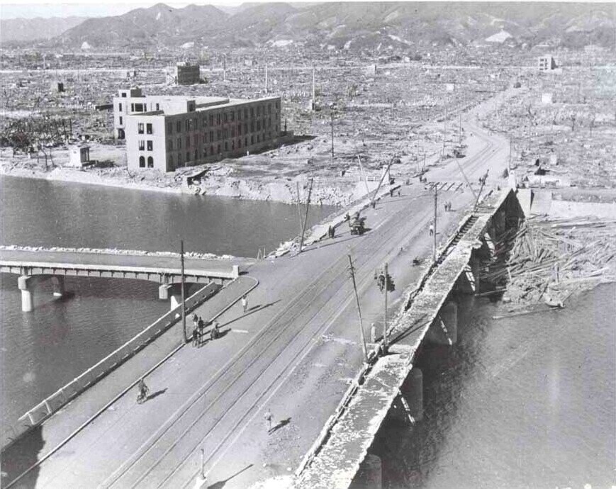 View Hiroshima from an electrical substation building