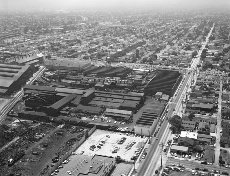 Los Angeles Steel Casting Co., looking south