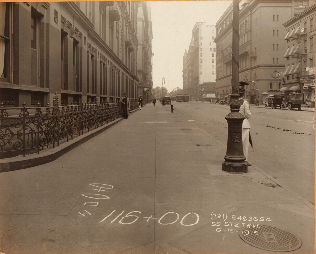 Seventh Avenue, north from West 55th Street