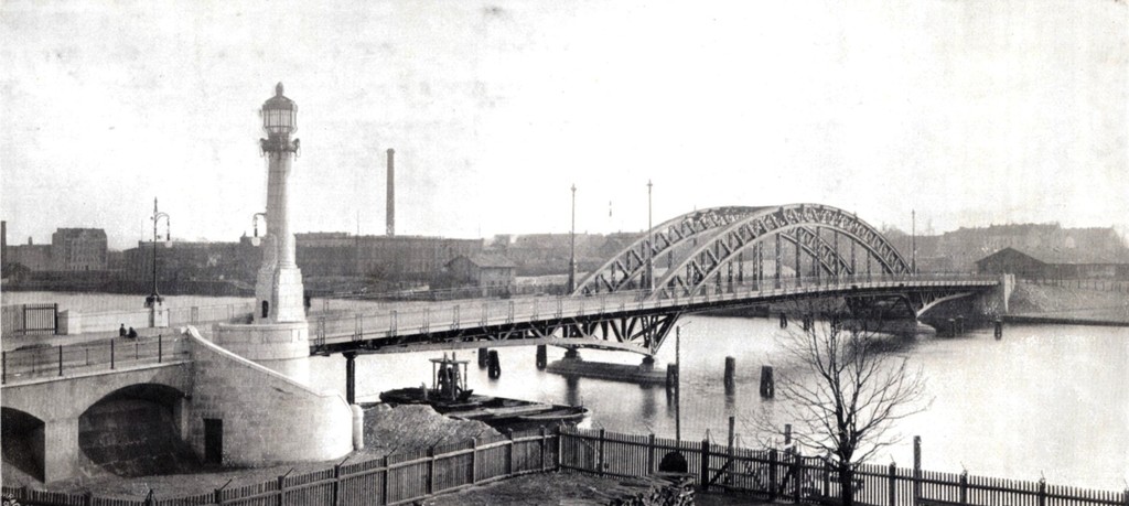 Ansicht der ersten Treskowbrücke