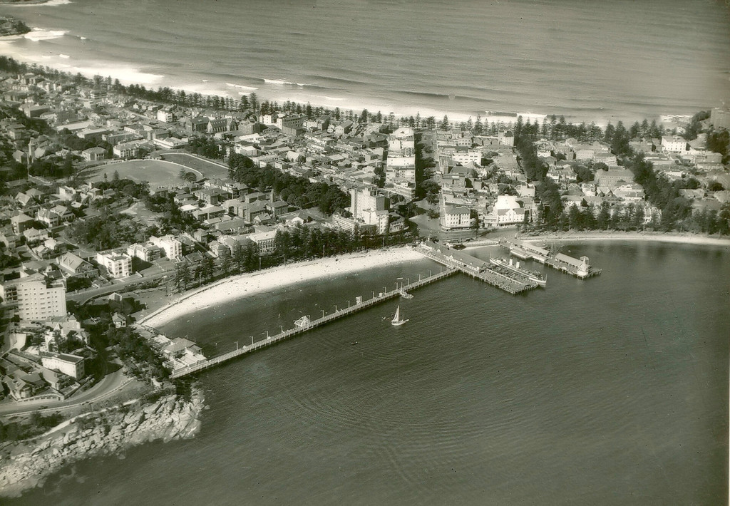 Aerial view of Manly
