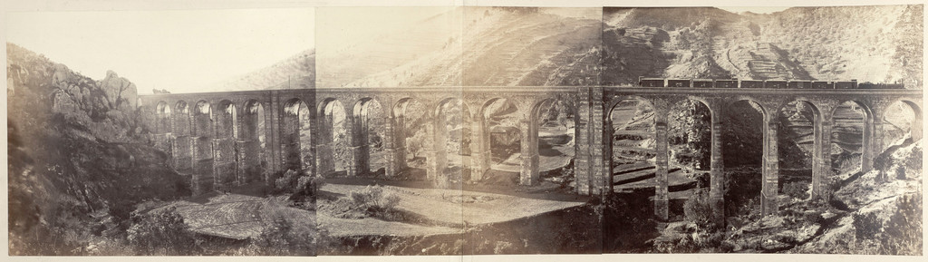 Viaducto de Buixadell [Boixadell], hierro-carril de Zaragoza á Barcelona