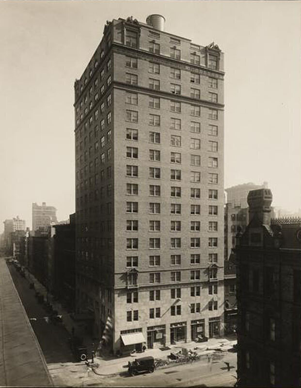West 58th Street and Sixth Avenue, southeast corner. General exterior [Park Chambers Apartment.]