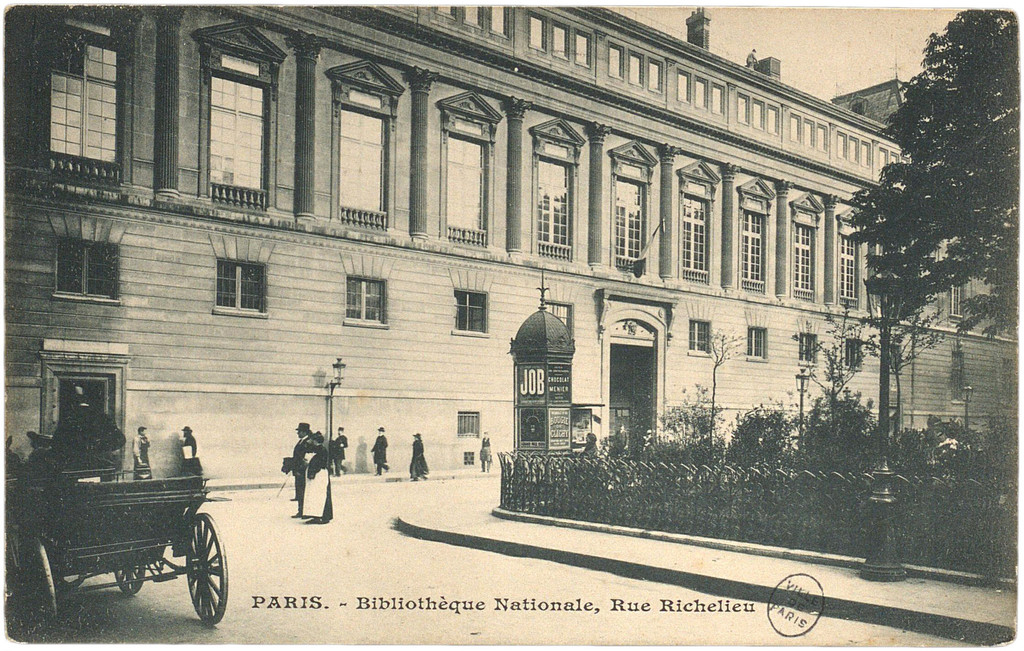 Bibliothèque Nationale. Rue de Richelieu