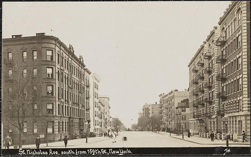 St. Nicholas Ave., south from 159th St, New York.