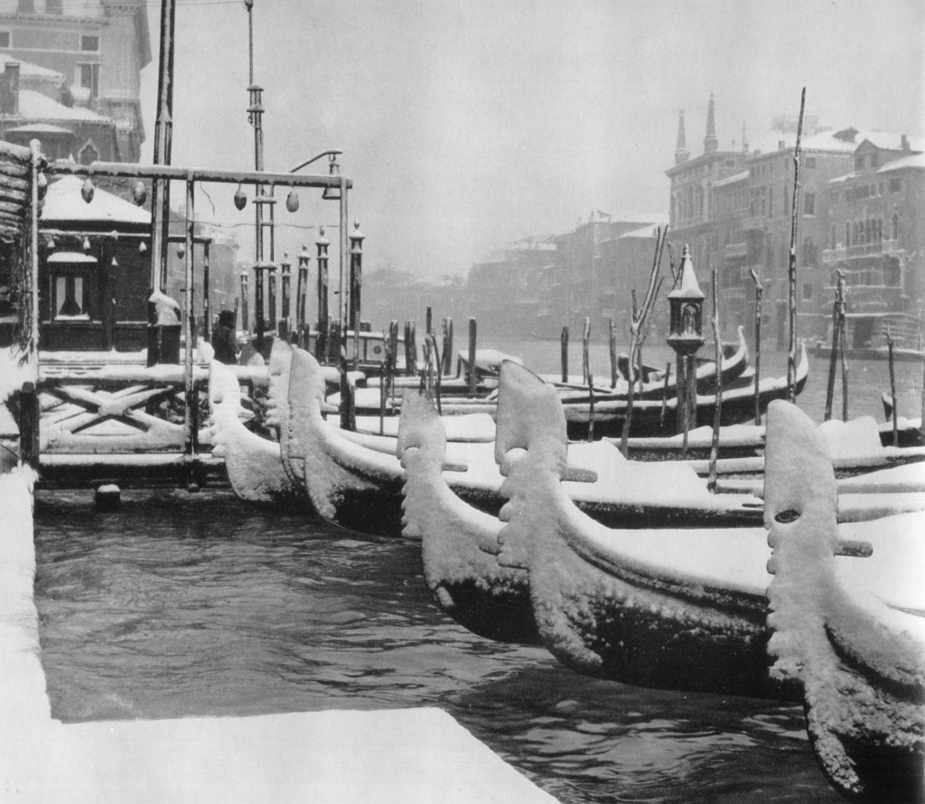 La neve e Venezia