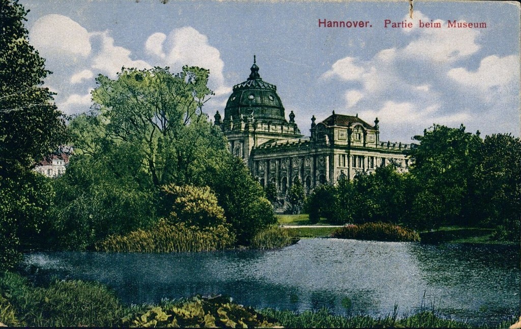 Hannover. Partie beim museum
