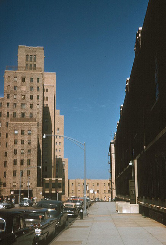 W 168th Street looking to Fort Washington Avenue, Aug 1960