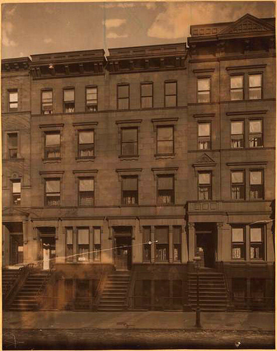 123-119 West 64th Street, north side, west of Columbus Avenue.