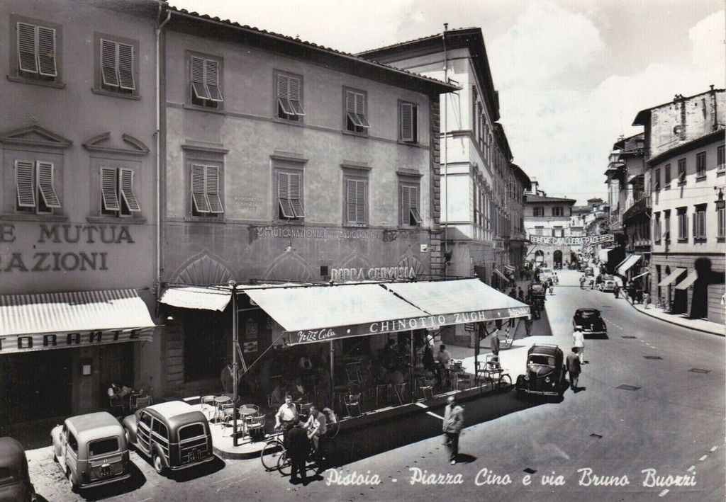 Pistoia, Piazza Cino e Via Bruno Buozzi
