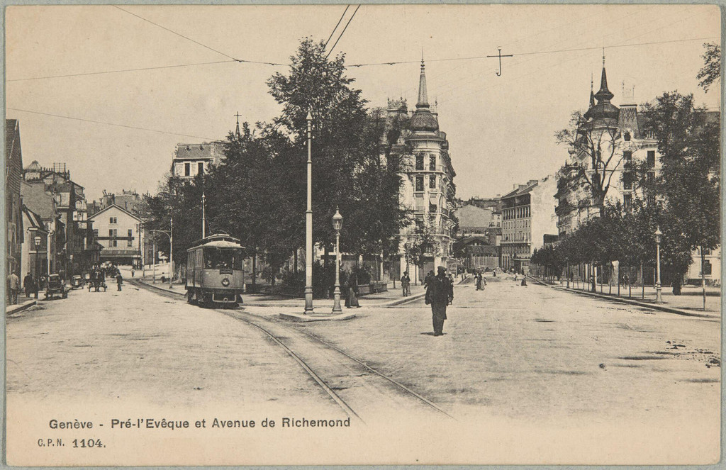 Rue Pré-l'Evêque et avenue Pictet-de-Richemond