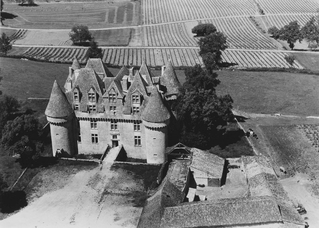 Château de Monbazillac. Vue aérienne