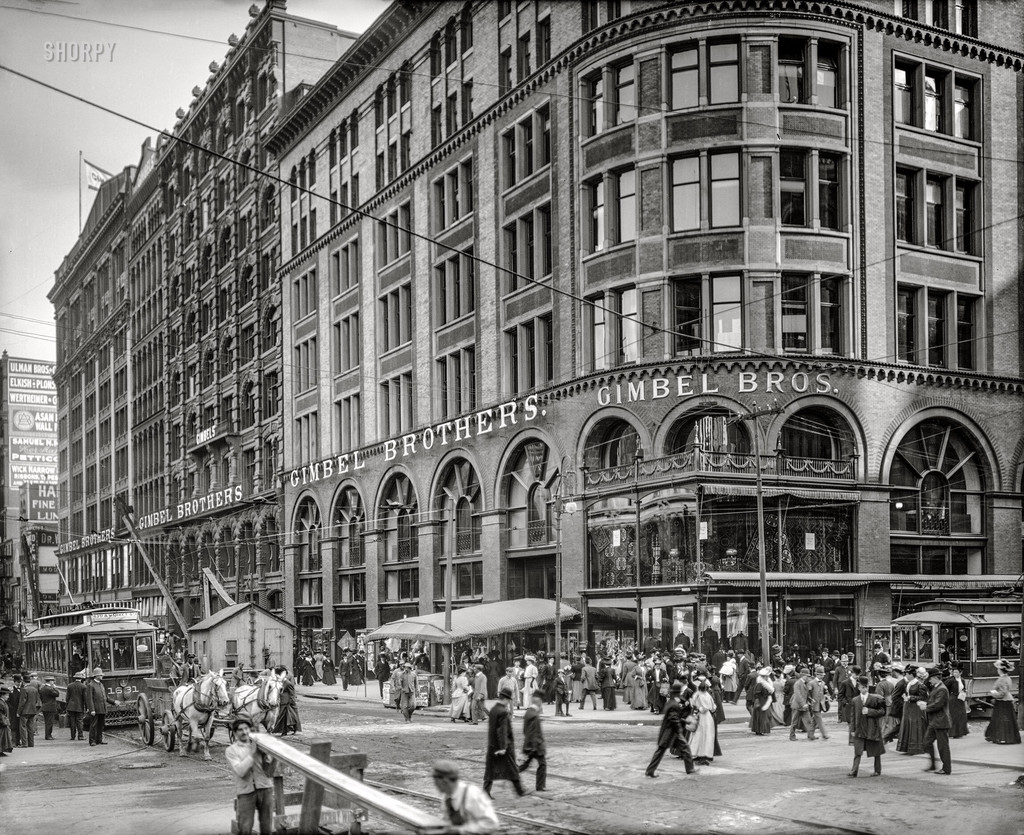 Gimbel Brothers Store, Market and Ninth Streets