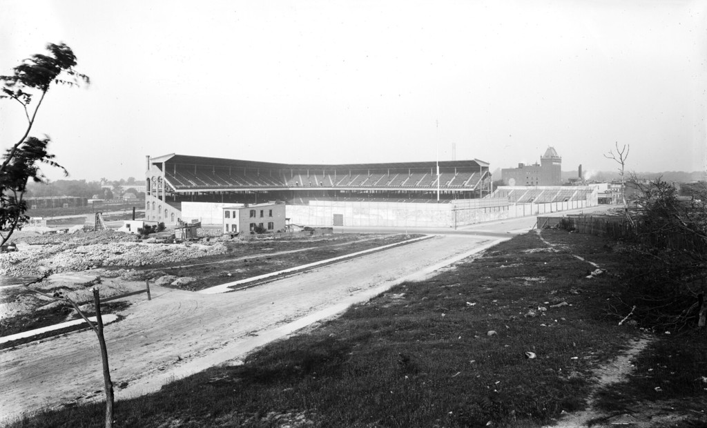 Ebbetts Field before opening