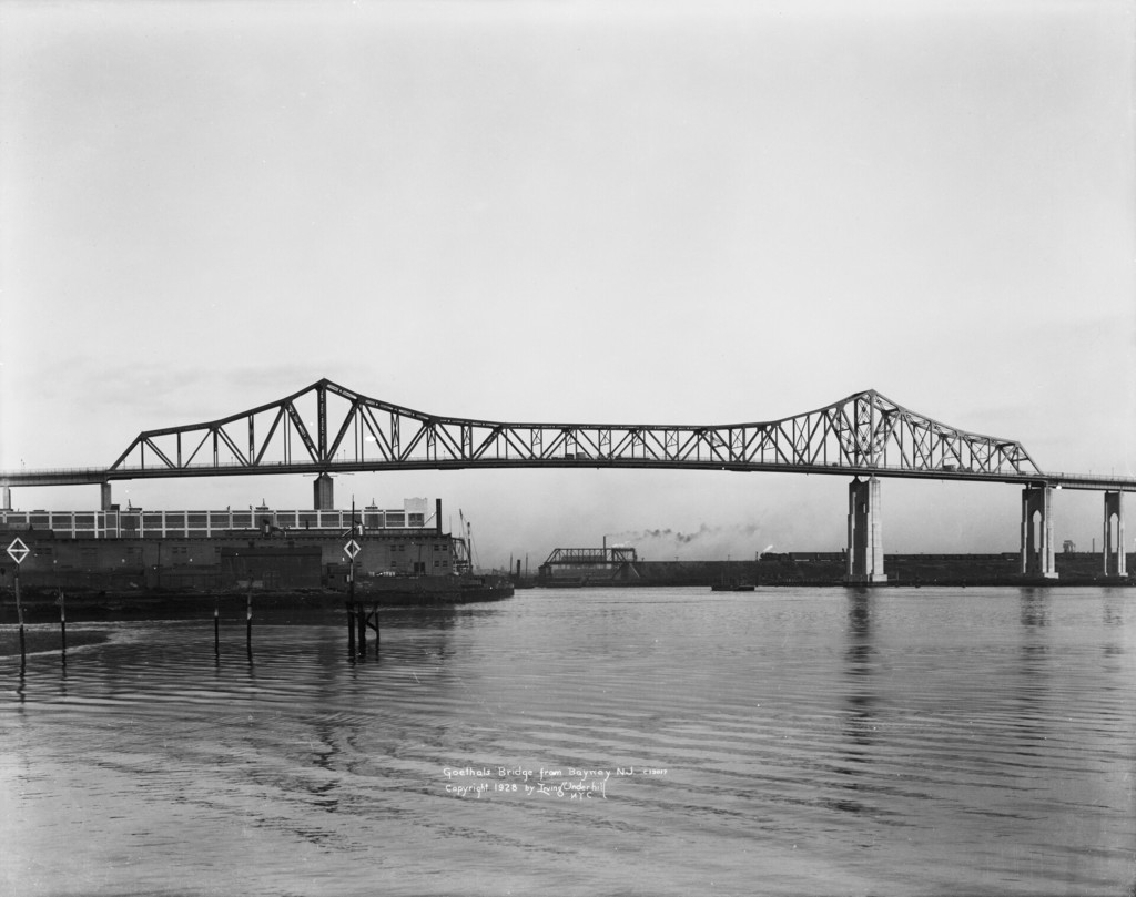 Goethals Bridge from Bayway, N.J