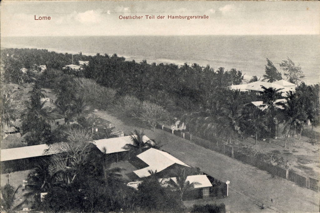 View of Lome shoreline