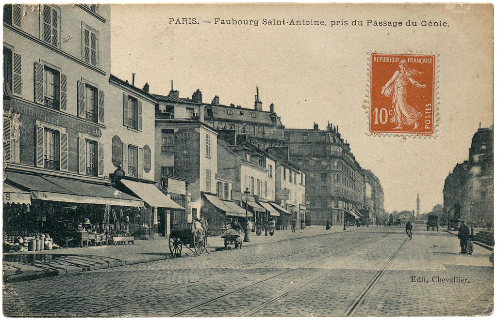 Faubourg Saint Antoine, pris du Passage du Génie