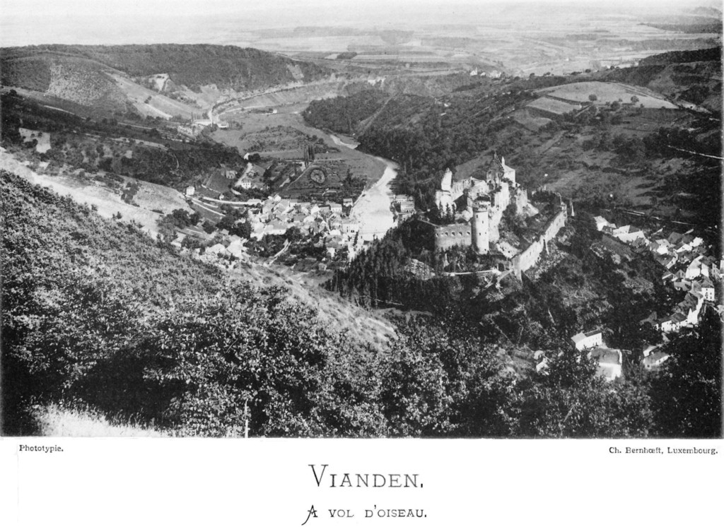 Vianden. Ruins of the castle