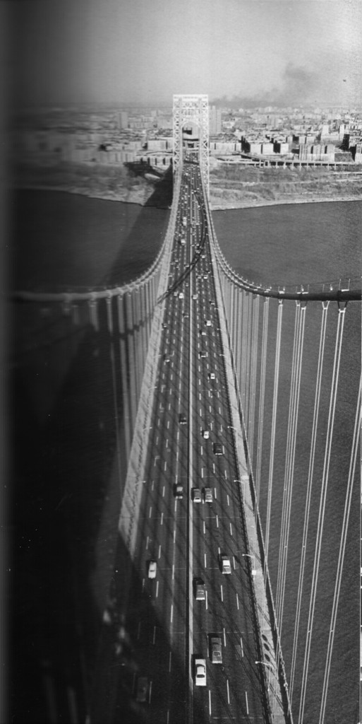 George Washington Bridge. View to New York