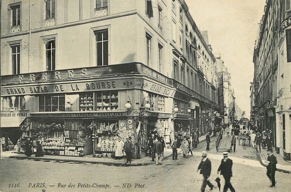 Rue des Petits-Champs - Grand Bazar de la Bourse
