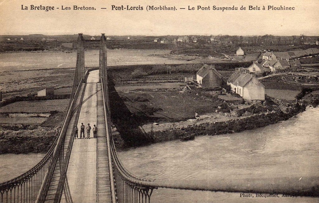 Pont Pont Lorois au bord de la Ria d'Étel (Morbihan)