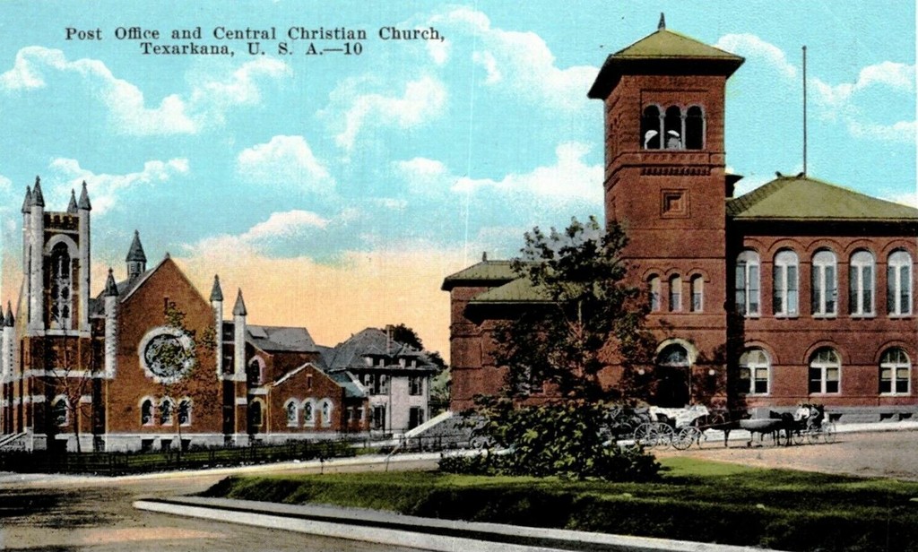 Texarkana. Central Christian Church, Post Office