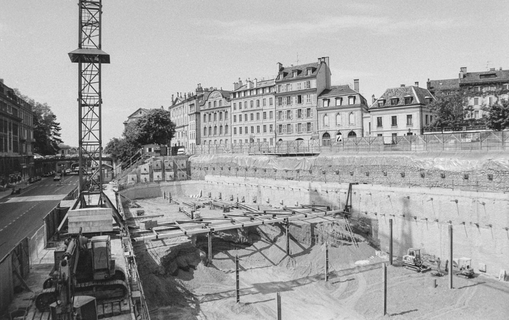 La construction du Parking Saint-Antoine