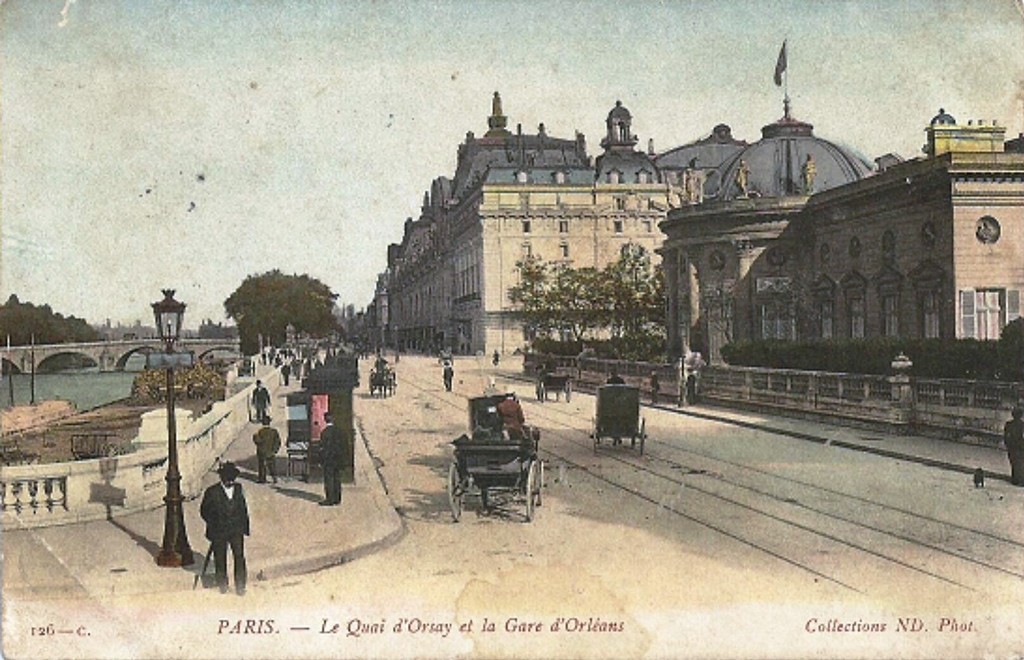 Gare d'Orléans et le quai d'Orsay