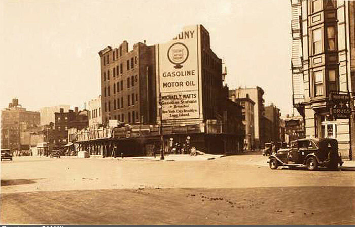Seventh Avenue, South, at S. W. corner of Grove Street