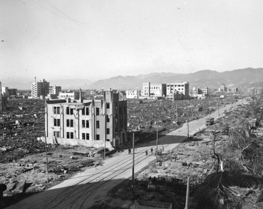 blasted Hiroshima