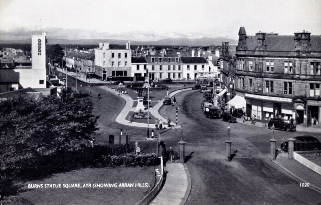 Burns Statue Square, Ayr / Ayr Odeon Cinema / Showing Arran Hills