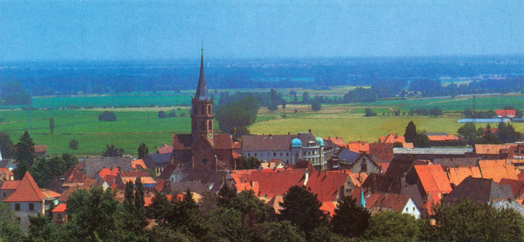 Soultz-Haut-Rhin. Panorama de la ville