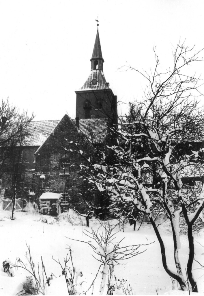 Domkirken, Sct. Knuds Kirke, Hempels Gård. Set fra haven