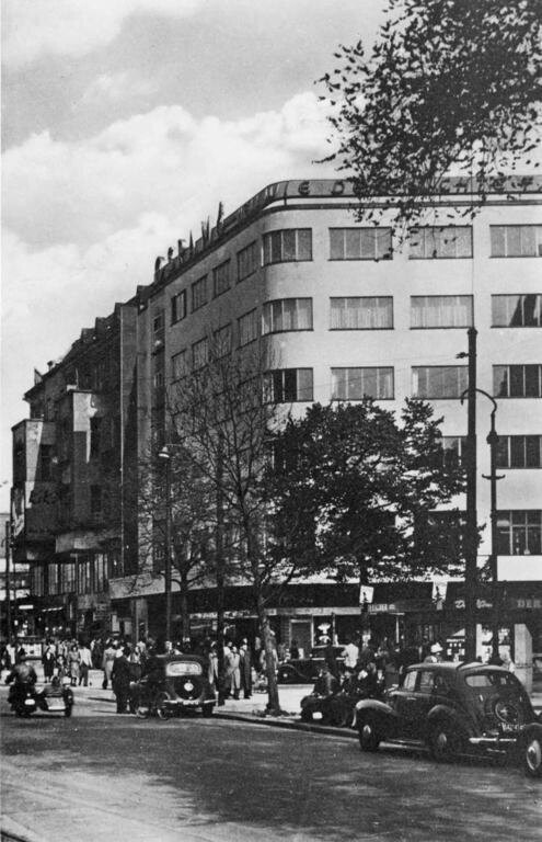 Kurfürstendamm 224, Ecke Meineckestraße: Modehaus Horn